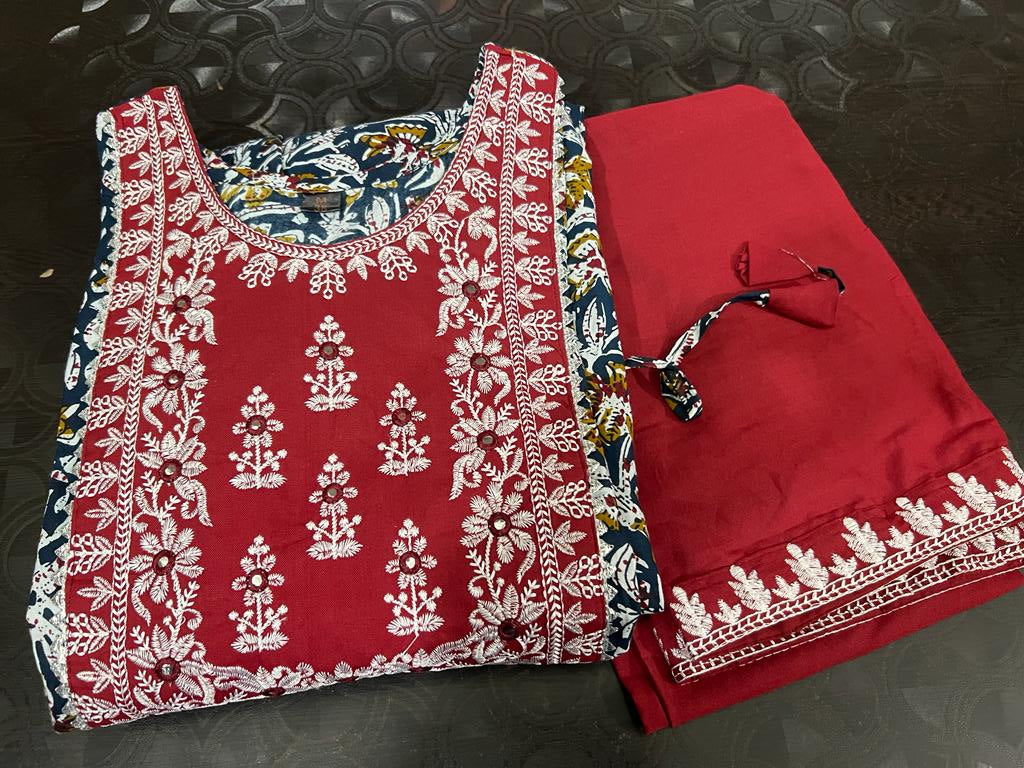 Ladies Flavour Kashish Vol 5 Rayon With Heavy Embroidery Designer Kurti  Combo Set Wholesaler Surat